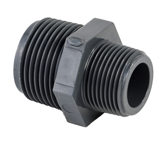 VDL PVC draadnippel 1'' x 3/4'' PN16