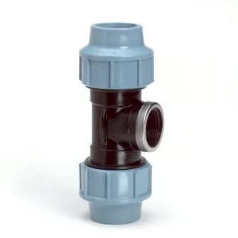 Tyleen T-stuk x binnendraad 90 mm x 2,5", Unidelta