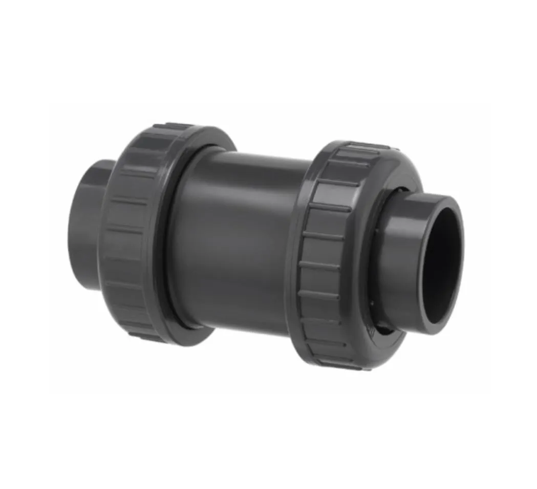 VDL PVC terugslagklep 50 mm - RVS veer / PN16