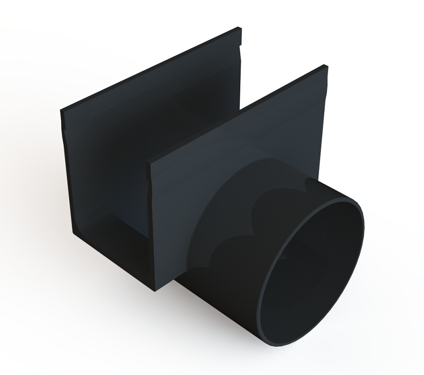 ACO slimline zijuitloop | uitloop 80 mm