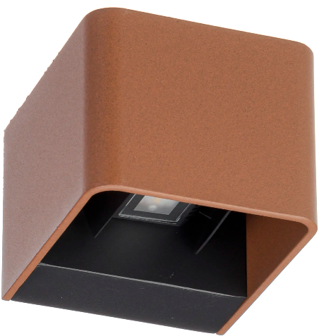 Suslight Sus Square Rust LED wandlamp 230V