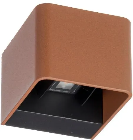 Suslight Sus Square Rust LED wandlamp 230V