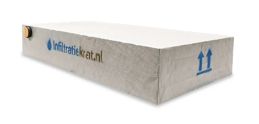 Infiltratiekrat 1200 liter zwaar - 240 x 120 x 40 cm | 2 x 125 mm, ITK