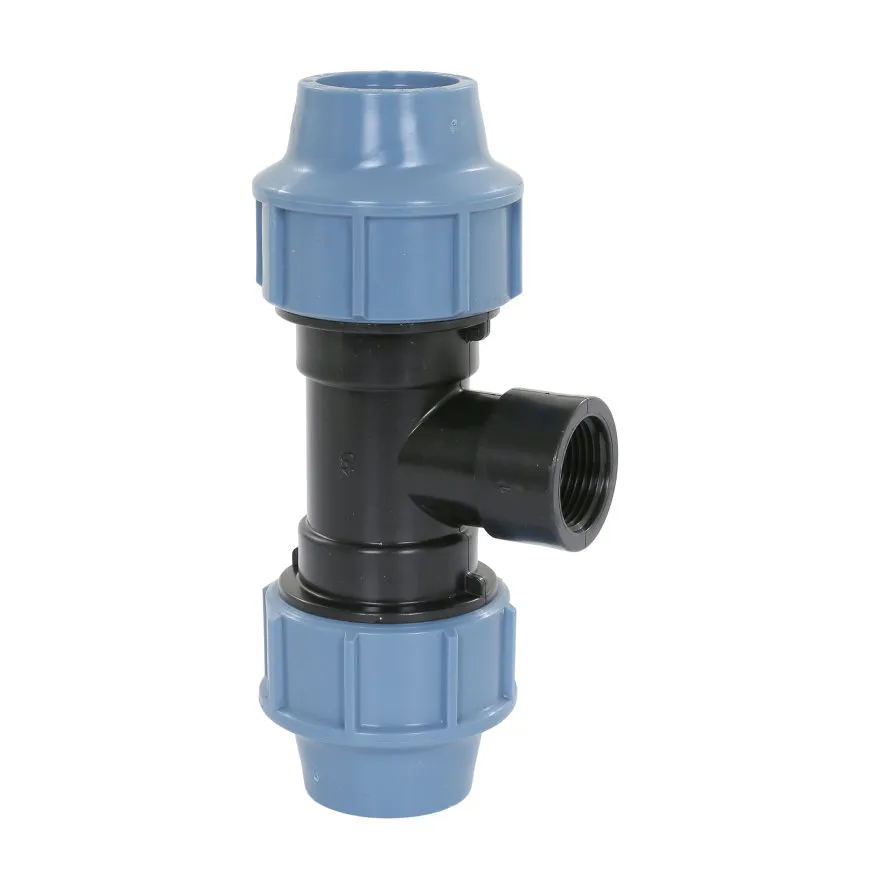 Tyleen T-stuk x binnendraad 20 mm x 1/2", Unidelta