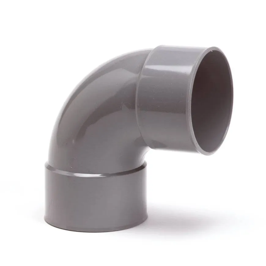 PVC bocht 88 graden 75 mm (mof/mof -lijm)