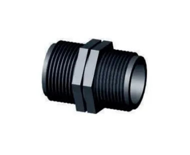 PP draadnippel 1 1/2" buitendraad