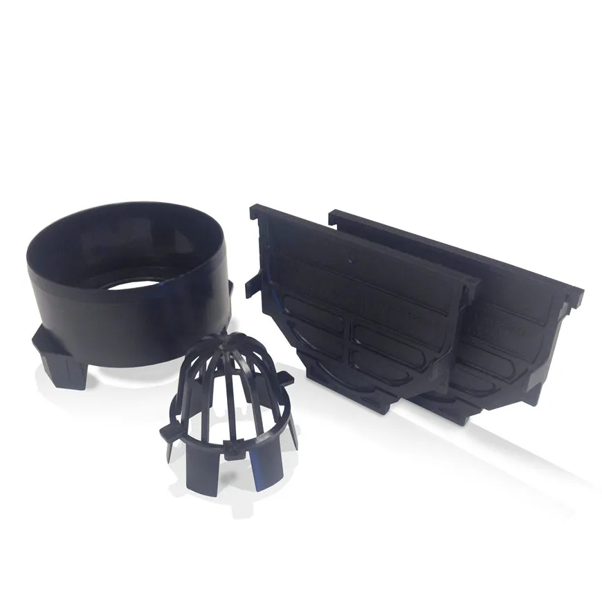 ACO Hexaline 2.0 eindplatenset incl. bladkorf en onderuitloop 110 mm