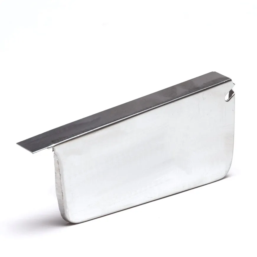 Zinken bakgoot expansie eindstuk rechts B44, 210 mm, NTZ