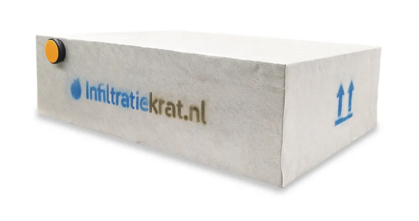 Infiltratiekrat 1300 liter standaard - 180 x 120 x 60 cm | 1 x 125 mm, ITK