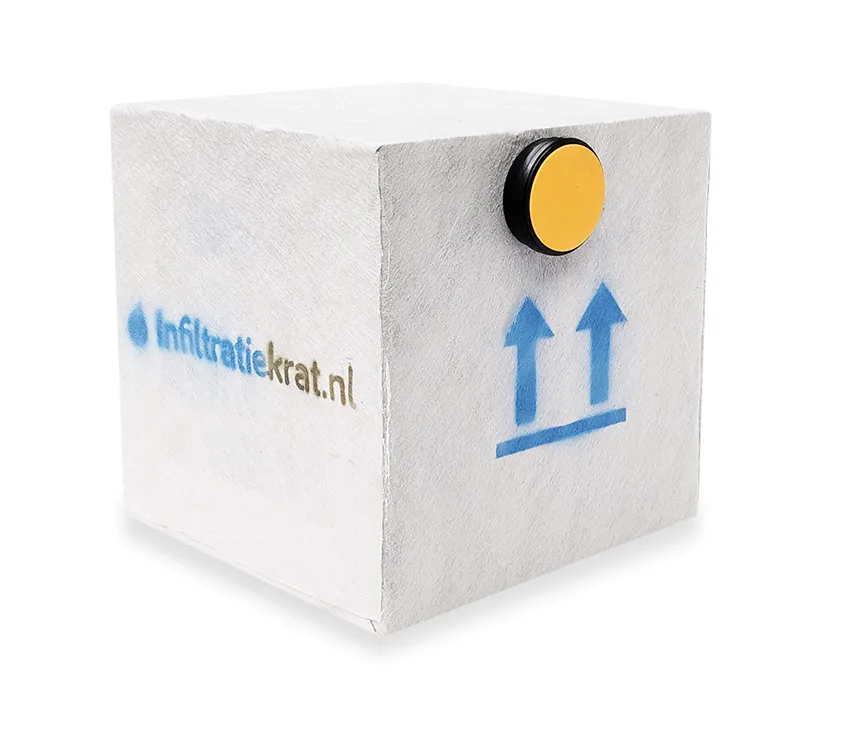 Infiltratiekrat 200 liter zwaar - 60 x 60 x 60 cm | 1 x 125 mm, ITK