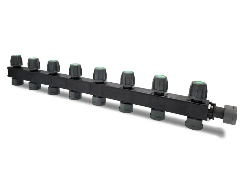 LEV Manifold verdeler 8- weg met kraan