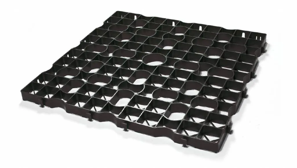 Grastegel zwart ECCOdal 80 x 80 x 5 cm | Grasplaat / Paddockplaat