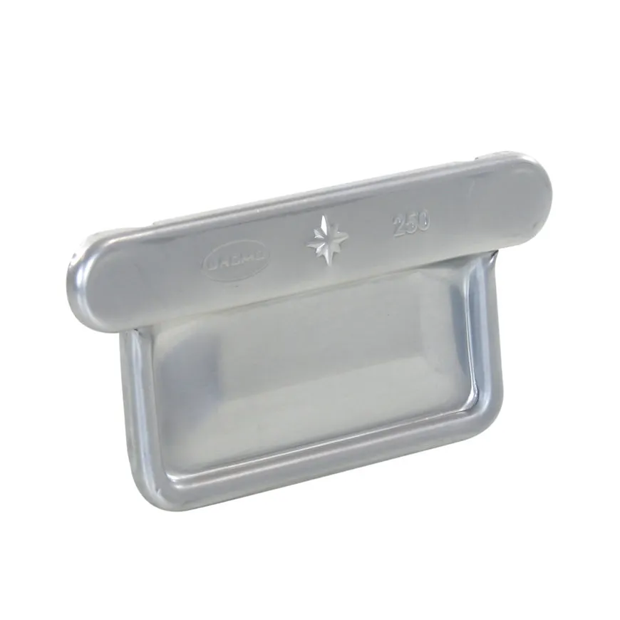 Zinken bakgoot eindstuk B250, 105 mm, NTZ