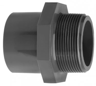 VDL PVC puntstuk zes-achtkant 40 x 50 x 1 1/4"