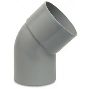 PVC HWA bocht 45 graden 80 mm (mof/spie)