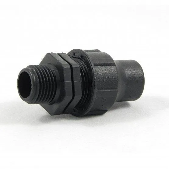 Druppelslang puntstuk buitendraad 16 mm, 1/2''