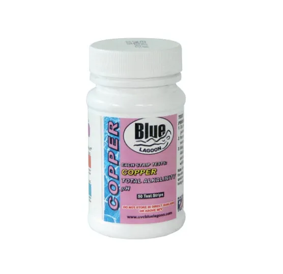 Blue Lagoon koper, pH, KH 3 in 1 teststrips - 50 stuks