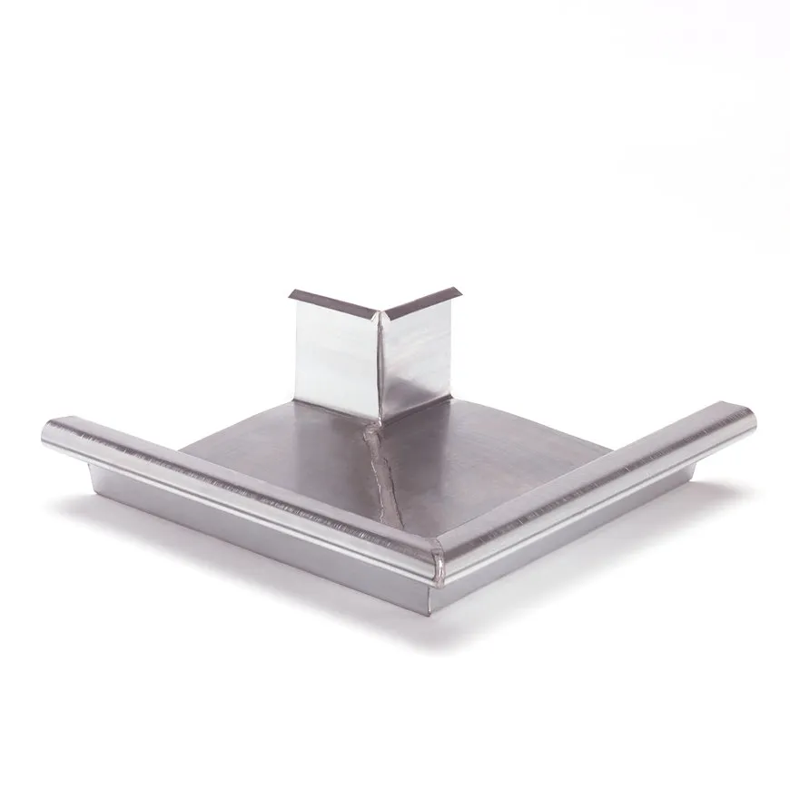 Zinken bakgoot buitenhoek 90° B250, 105 mm, NTZ