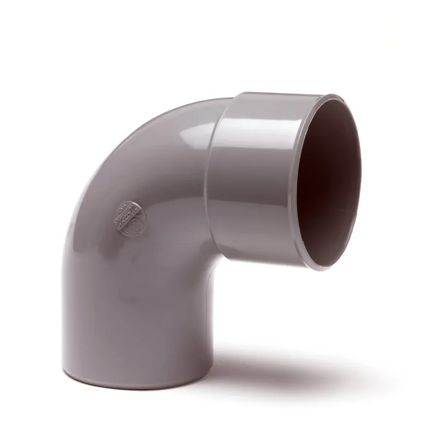 PVC bocht 88 graden 110 mm (mof/spie- lijm)