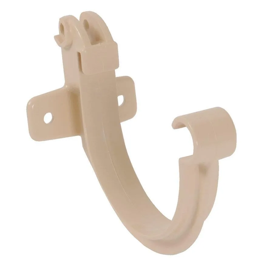 PVC mastgoot gootbeugel 70 mm, Zand, Nicoll