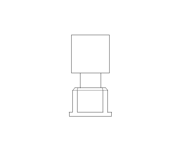LEV manifold tussenstuk zonder kraan | 1" wartel binnendraad