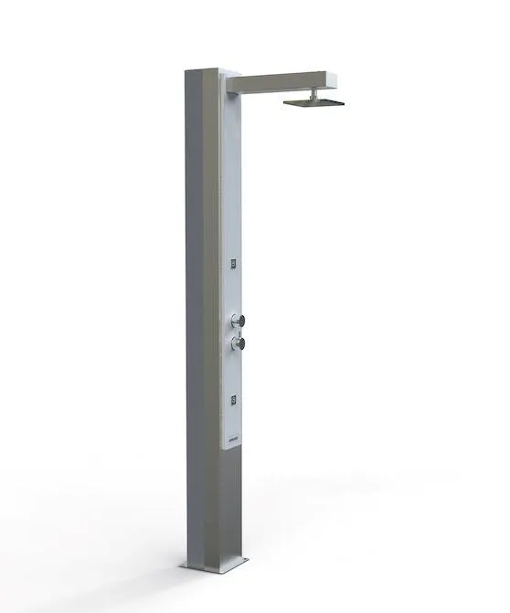 AstralPool Iguazu solar buitendouche mat RVS - warm/koud water