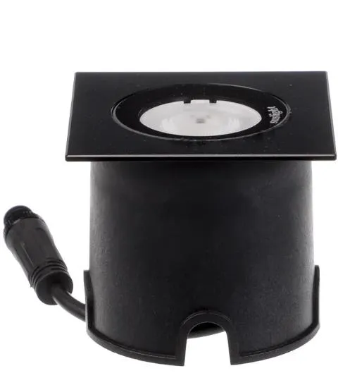 Suslight Sus Small Terra Focus Square Black 2.5 LED grondspot 24V
