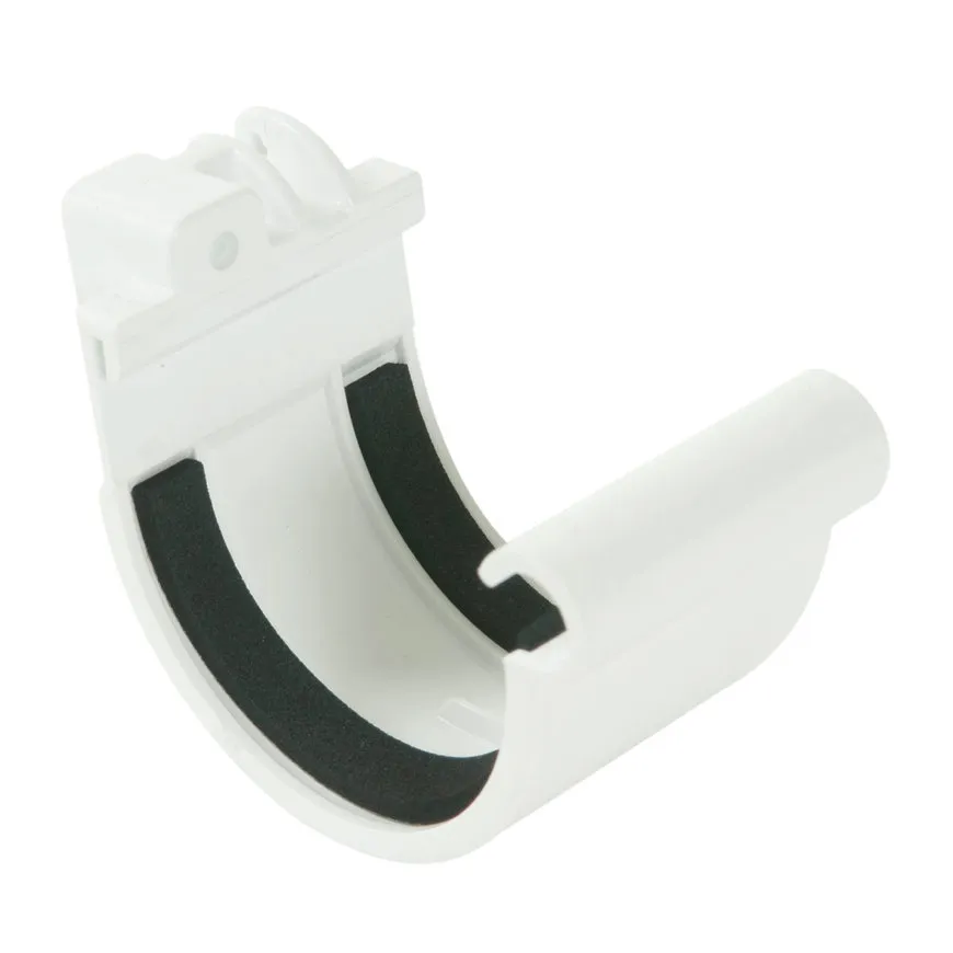 PVC mastgoot verbindingsstuk 70 mm, Wit, Nicoll