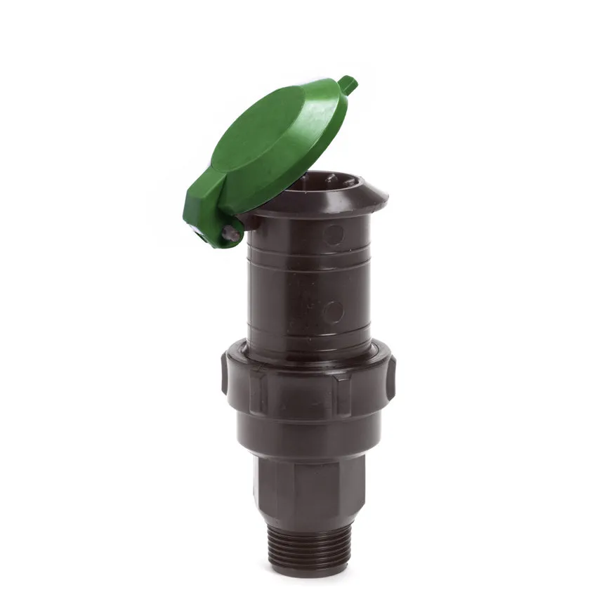 PP waterslot met klep, 3/4" buitendraad