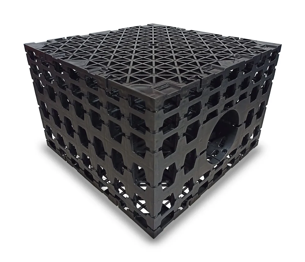 Infiltratiekrat 200 liter zwaar kaal - 60 x 60 x 60 cm | 2 x 175 mm, ITK