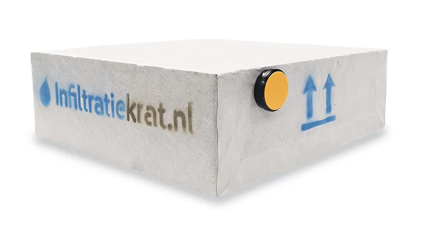 Infiltratiekrat 900 liter standaard - 120 x 120 x 60 cm | 1 x 125 mm, ITK