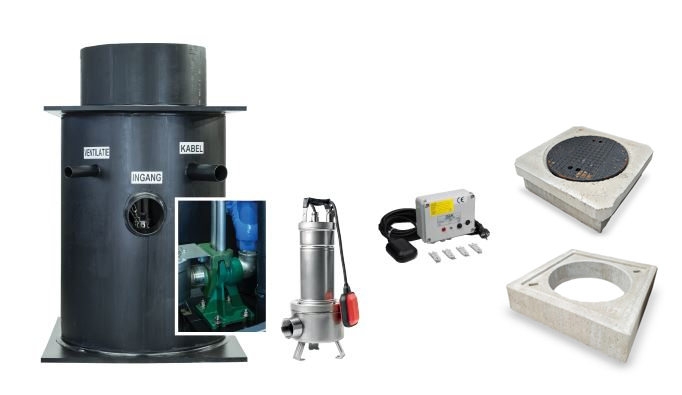 DAB Pompput PE612  compleet