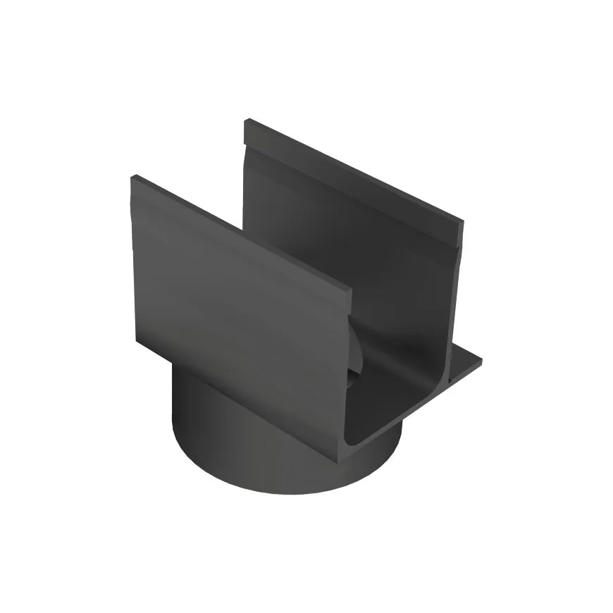 ACO slimline onderuitloop excentrisch | uitloop 80 mm