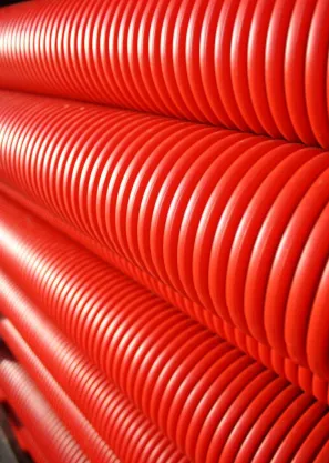 Mantelbuis rood 110 mm L = 6 m (rechte lengte)