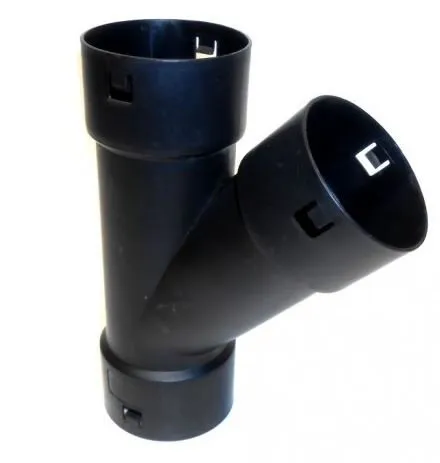 Drainage T-stuk 200 mm (45 graden)