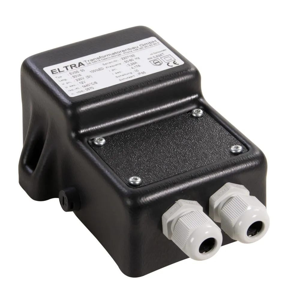 EVGS 150 transformator 150VA 230V-12V | 2 uitgangen