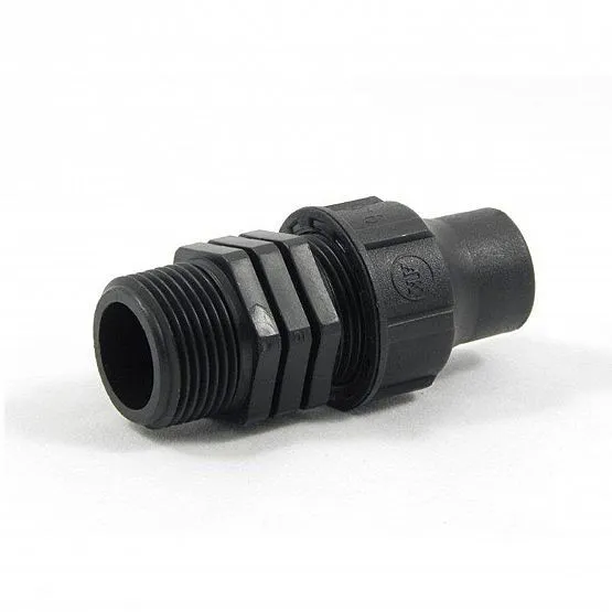 Druppelslang puntstuk buitendraad 16 mm, 1''