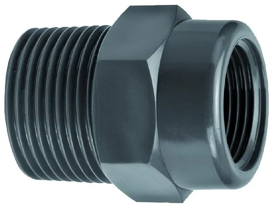 VDL PVC draadsok 1/2'' bi. draad x 1/2'' bu. draad