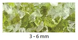 Filterglas 3 - 6 mm - gerecycled glas 25kg