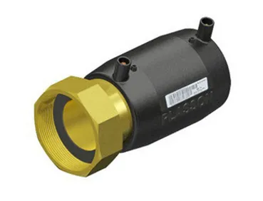 Plasson Elektrolas overgangskoppeling 32 mm x 1" - messing bi.dr. met losse wartel