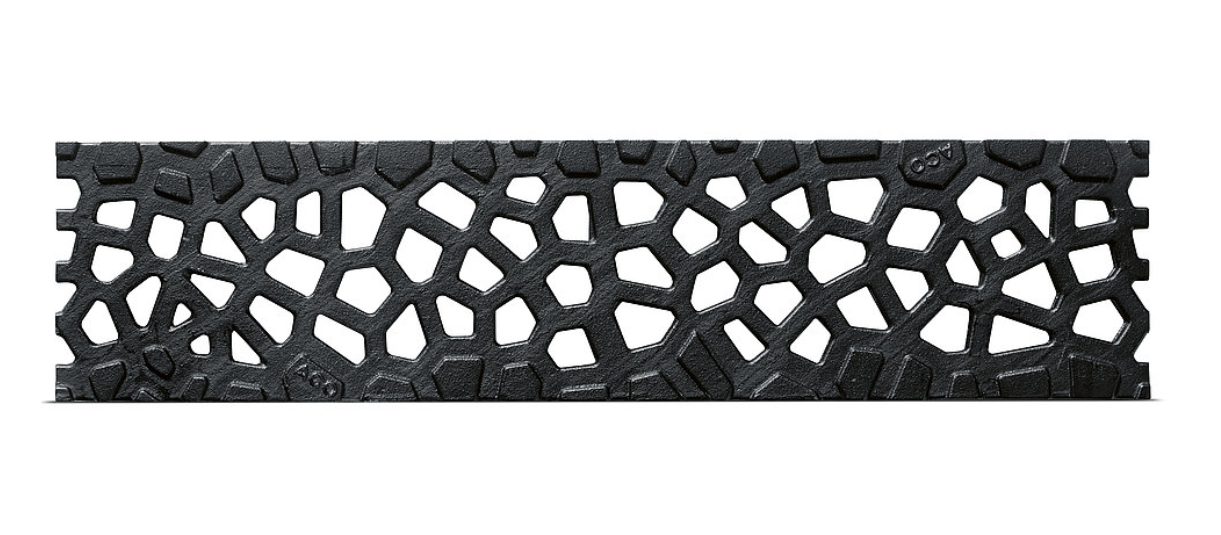 ACO Hexaline 2.0 voronoï standaard rooster gietijzer | 50 cm