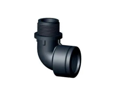 PP knie 1/2" binnendraad x buitendraad