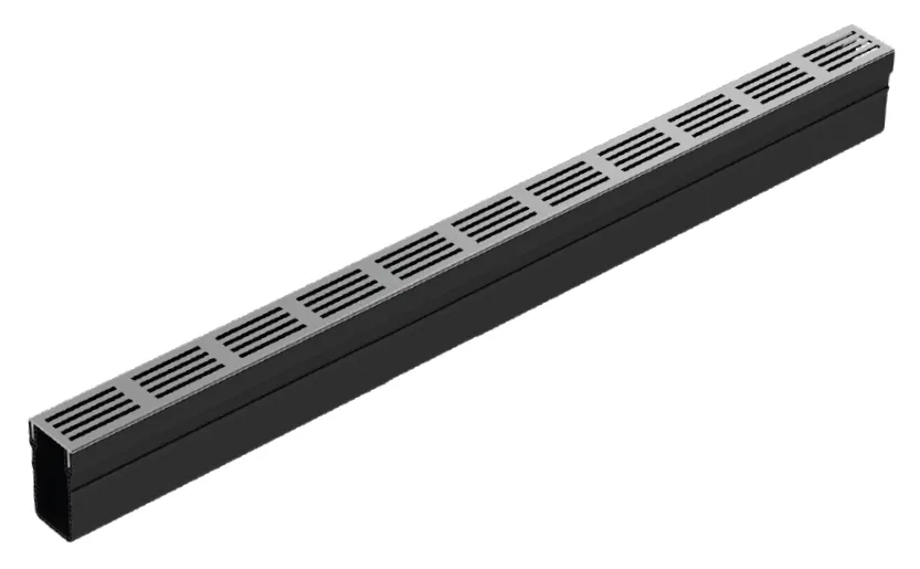 ACO slimline lijngoot RVS | 100 x 6 x 10 cm