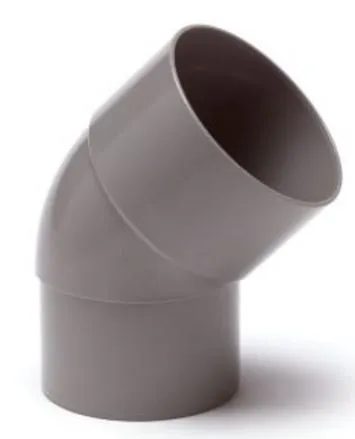 PVC HWA bocht 45 graden 100 mm (mof/spie/verjongd spie)