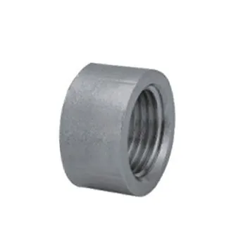 RVS halve sok 1 1/2" draadfitting