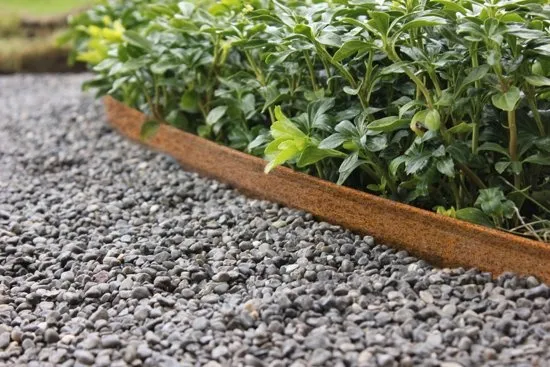 IrriTech Easyfix 100 cortenstaal kantopsluiting L = 2,4 m / Pakket 6 stuks