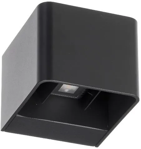 Suslight Sus Square Black LED wandlamp 24V