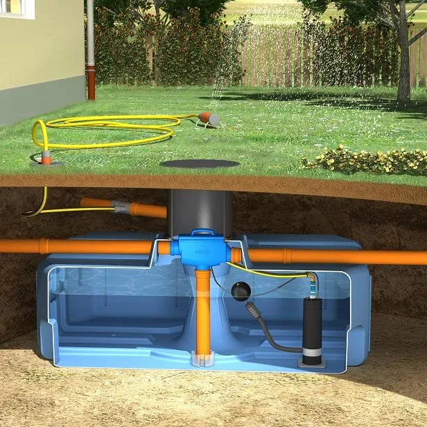 Regenwater hergebruiksysteem tuin - 3000 liter 