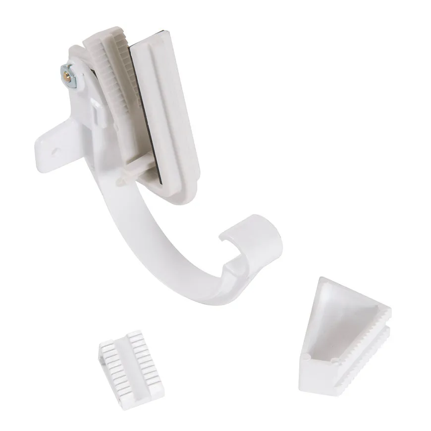 PVC mastgoot gootbeugel golfplaat 70 mm, Wit, Nicoll