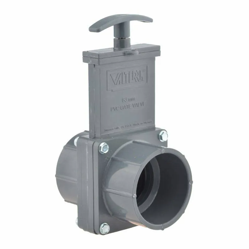 Valterra PVC schuifkraan 63 mm - 2 x lijmmof